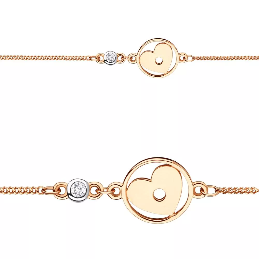 Браслет из золота, артикул LV74192А