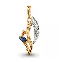 Подвеска из золота, артикул LV920029К