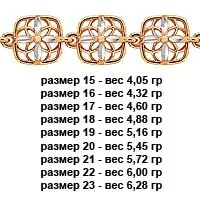 Браслет из золота, артикул LV71016