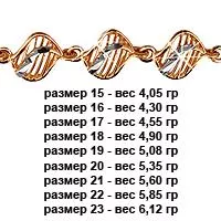 Браслет из золота, артикул LV71012