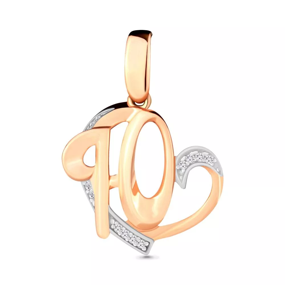 Подвеска из золота, артикул LV24037А