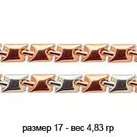 Браслет из золота, артикул LV70057