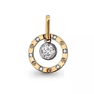 Подвеска, золото, артикул LV23540А