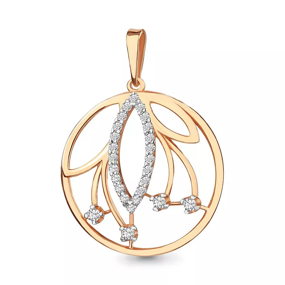 Подвеска из золота, артикул LV23391А