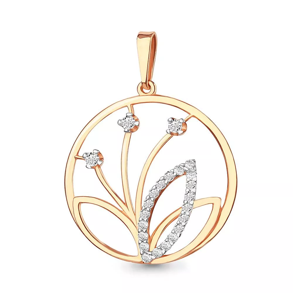 Подвеска, золото, артикул LV23389А