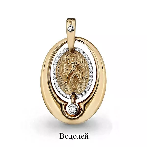 Подвеска, артикул LV23144А, золото