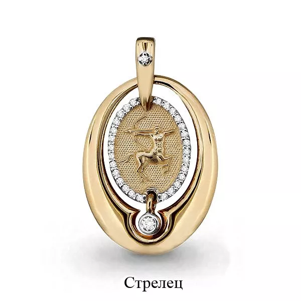 Подвеска из золота, артикул LV23142А