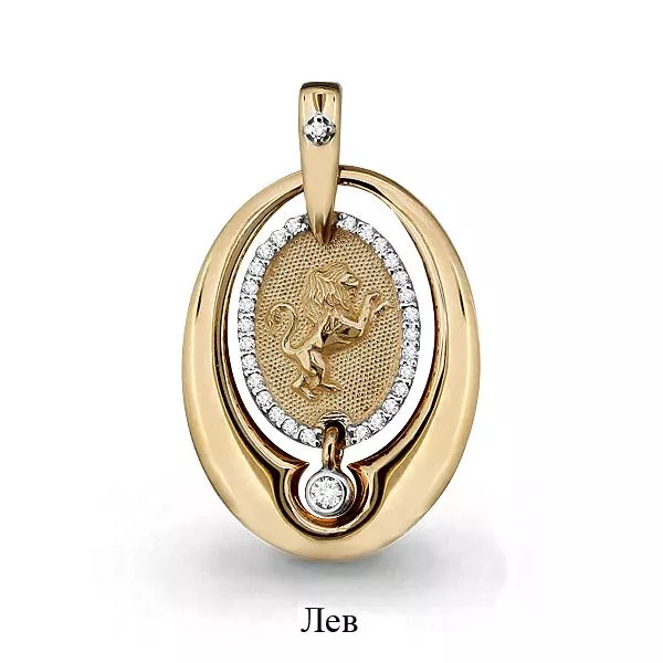 Подвеска, артикул LV23138А, золото