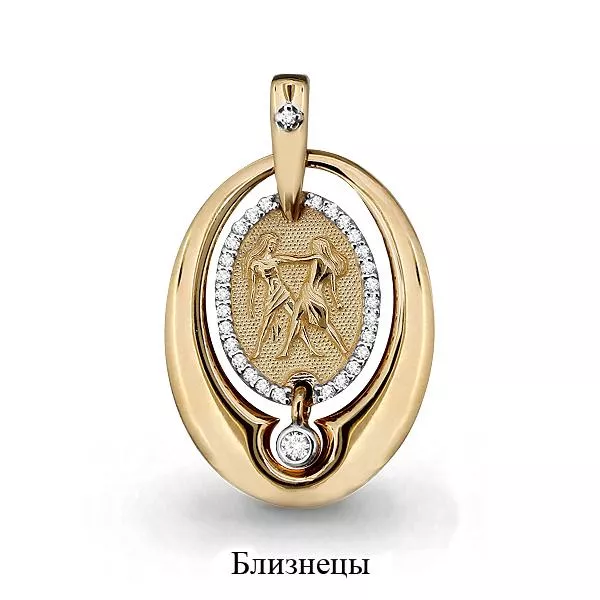 Подвеска из золота, артикул LV23136А