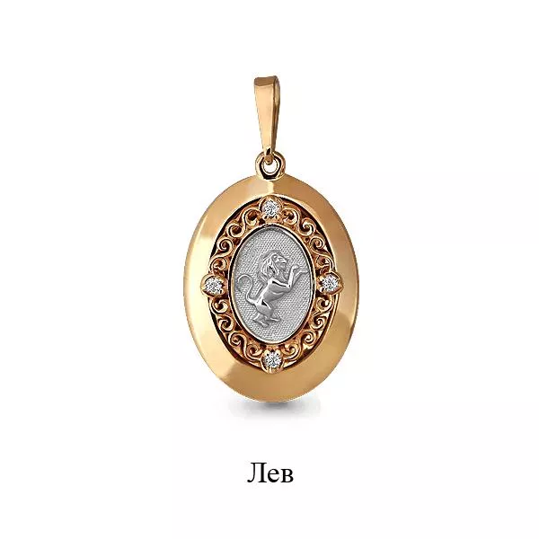 Подвеска, артикул LV23104, золото