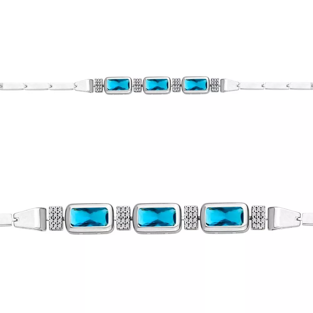 Браслет, артикул LV7443493А, серебро