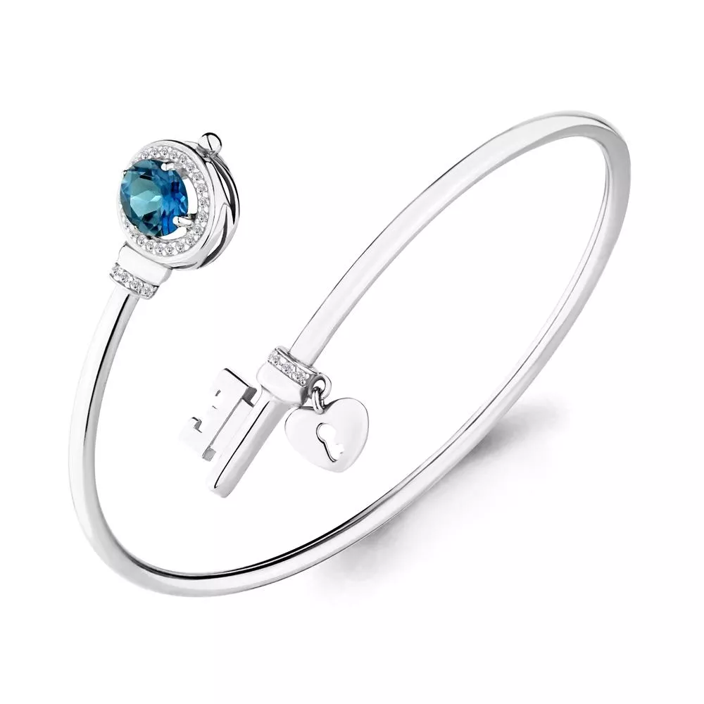 Браслет, серебро, артикул LV7438408А