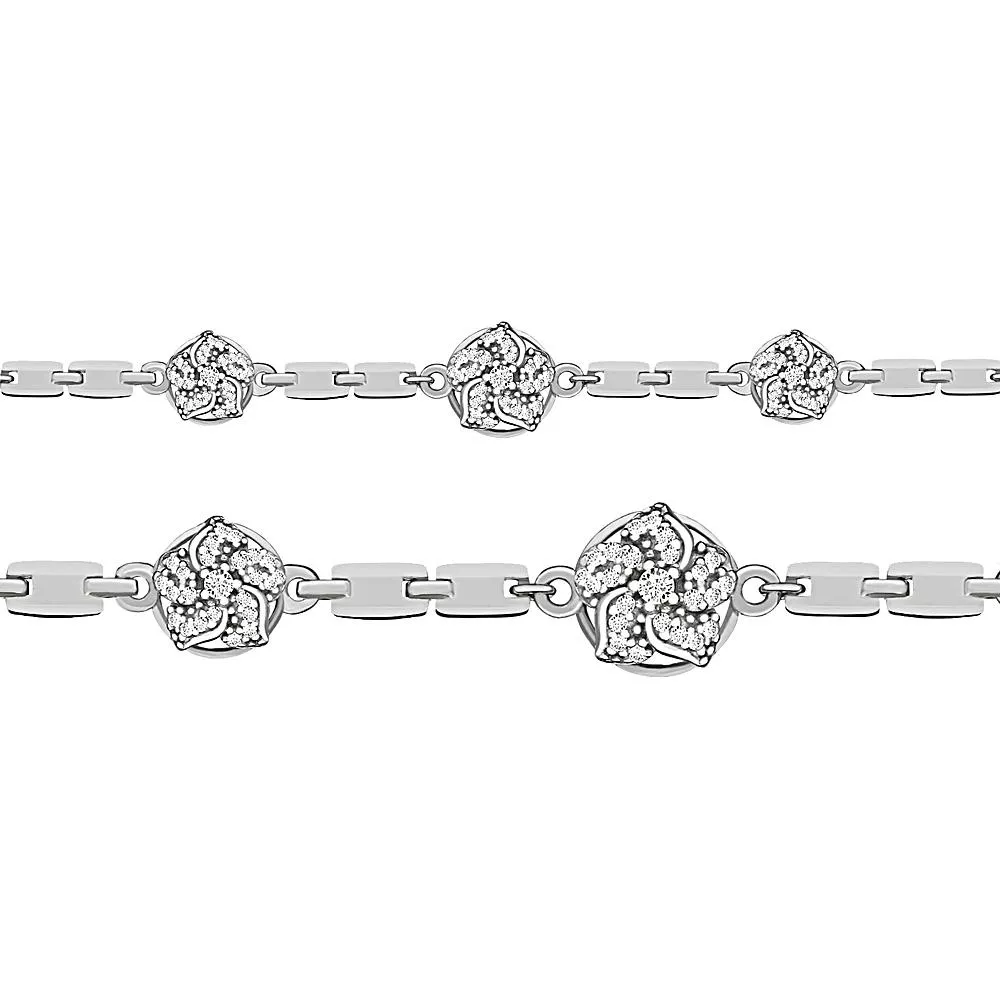 Браслет, артикул LV74377А, серебро