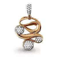 Подвеска, золото, артикул LV21483А