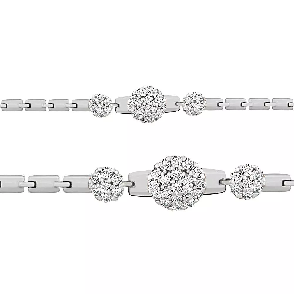 Браслет, серебро, артикул LV74357А