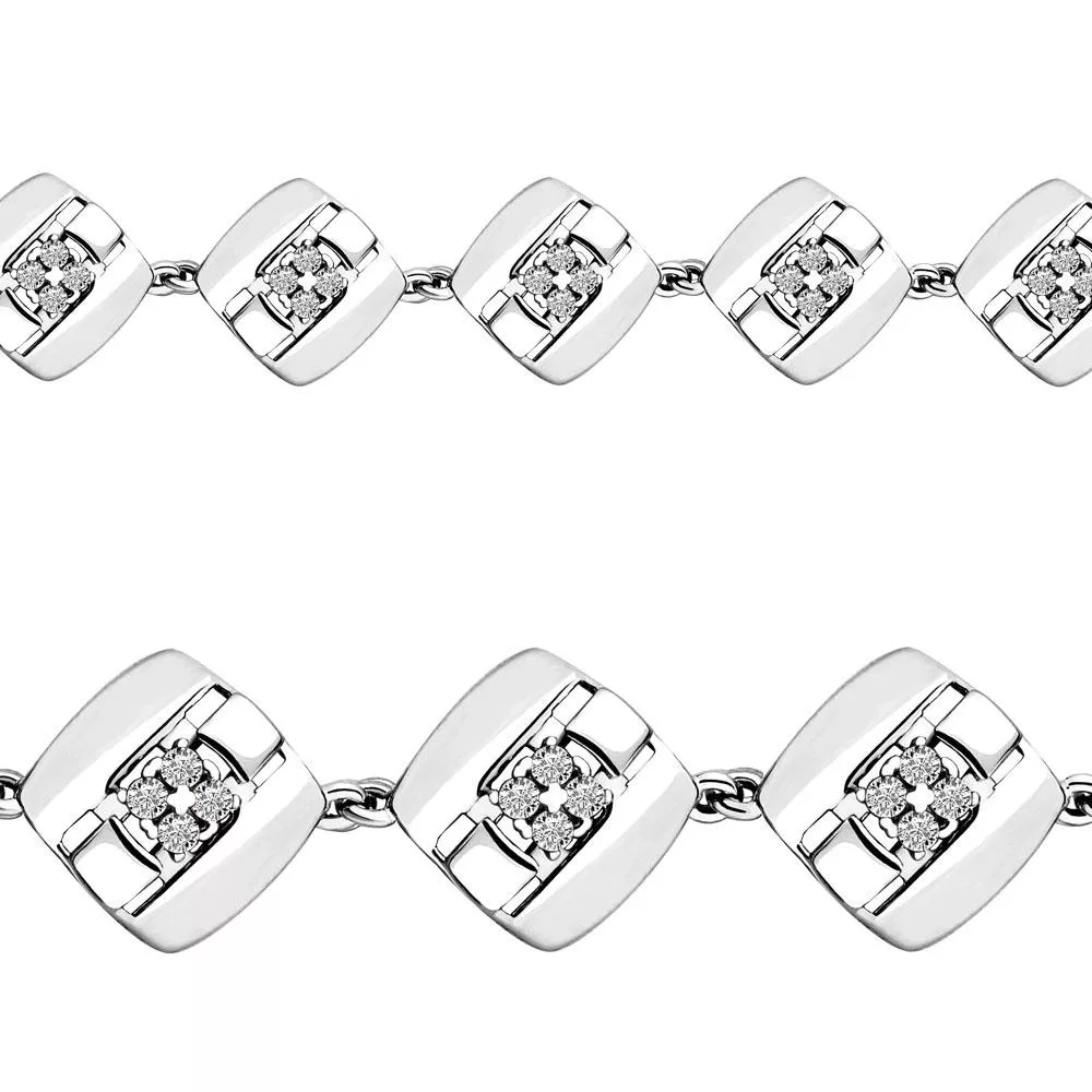 Браслет, серебро, артикул LV74345А