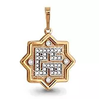 Подвеска, артикул LV21184А, золото