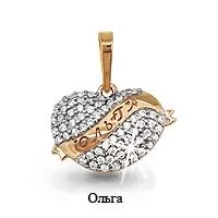 Подвеска из золота, артикул LV21135А