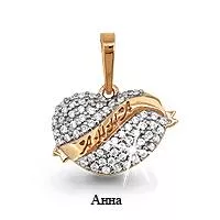 Подвеска, золото, артикул LV21134А