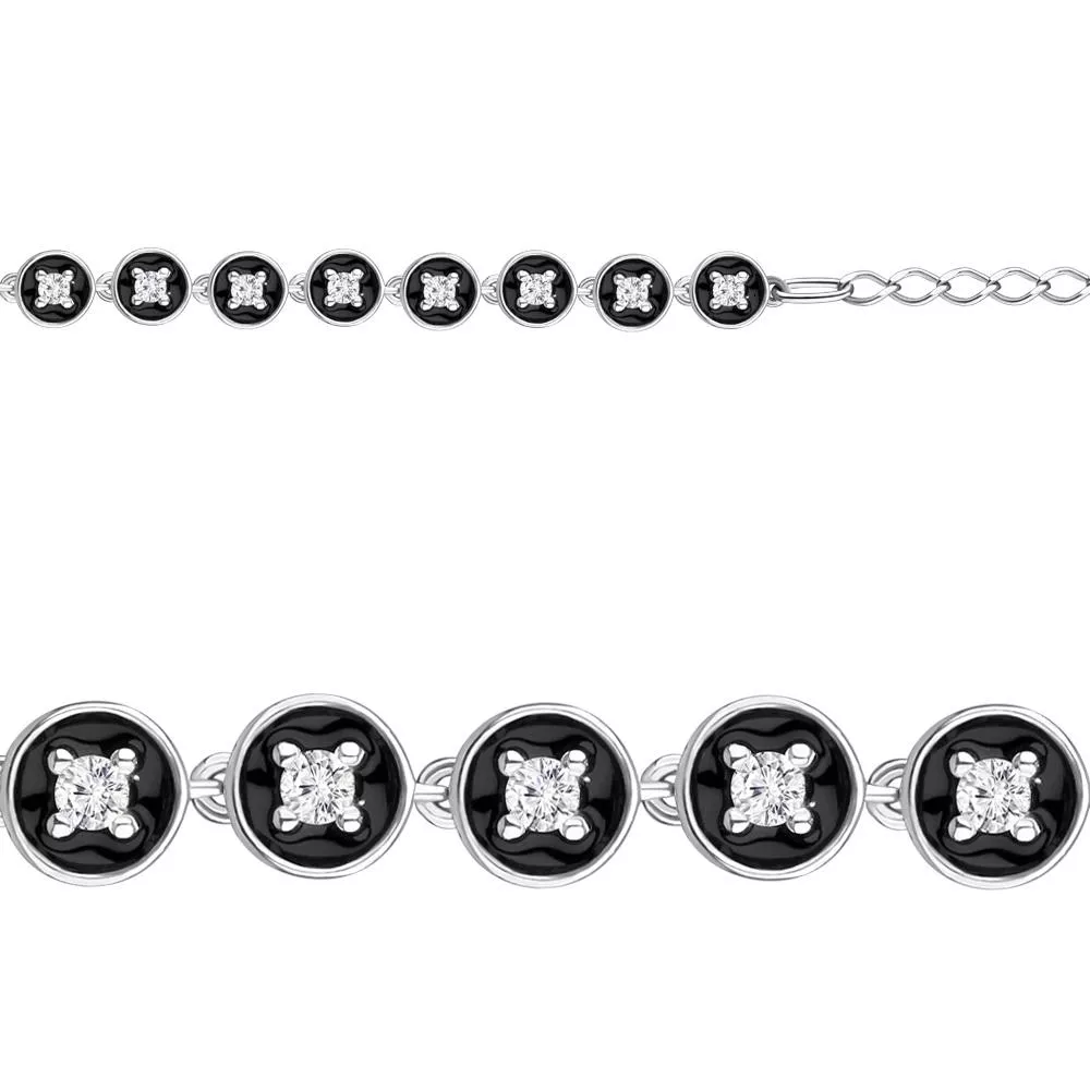 Браслет, серебро, артикул LV74319А