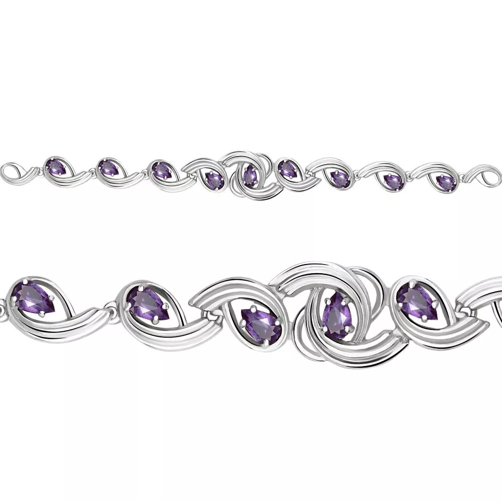 Браслет, артикул LV7431604, серебро