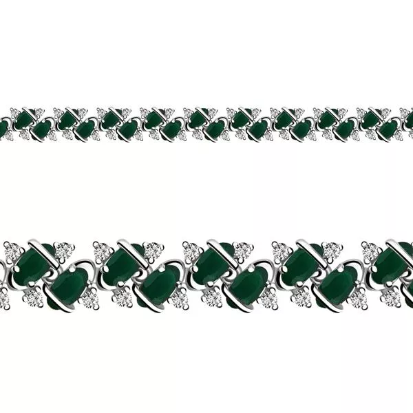 Браслет из серебра, артикул LV7431509А