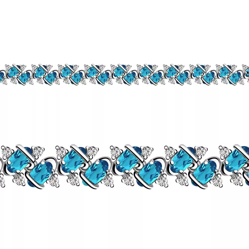 Браслет, серебро, артикул LV7431502А