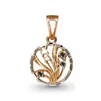 Подвеска, золото, артикул LV20543Ч