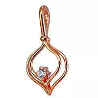 Подвеска, золото, артикул LV20045