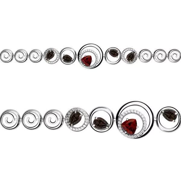 Браслет из серебра, артикул LV7422836А