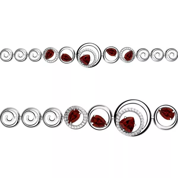 Браслет, серебро, артикул LV7422803А