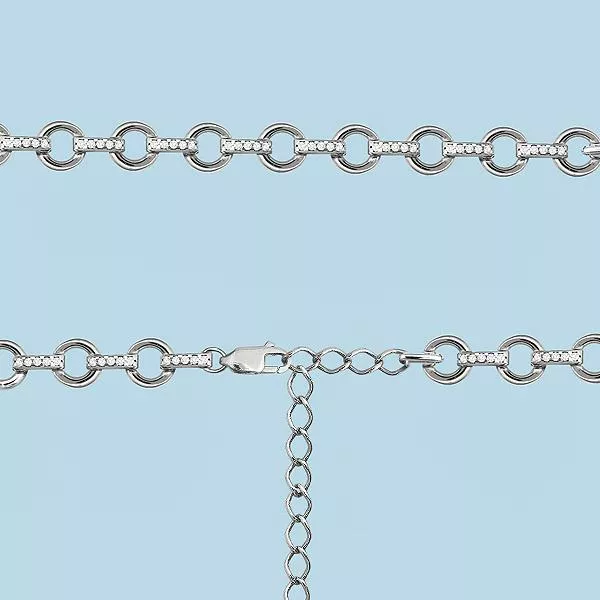 Браслет из серебра, артикул LV74155А