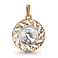 Подвеска, артикул LV12215, золото