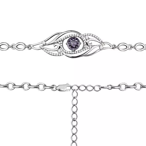 Браслет, серебро, артикул LV7413704А