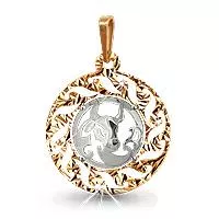 Подвеска, артикул LV12206, золото