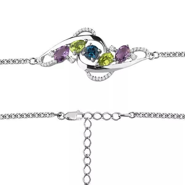 Браслет из серебра, артикул LV7413669А