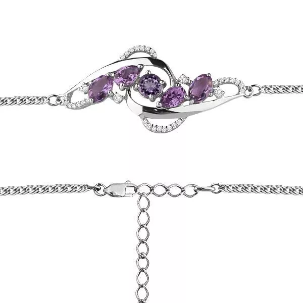 Браслет, серебро, артикул LV7413604А