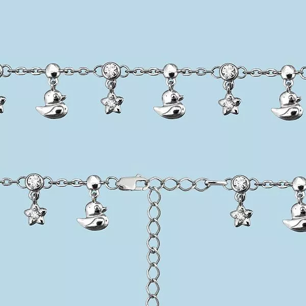 Браслет из серебра, артикул LV74131А