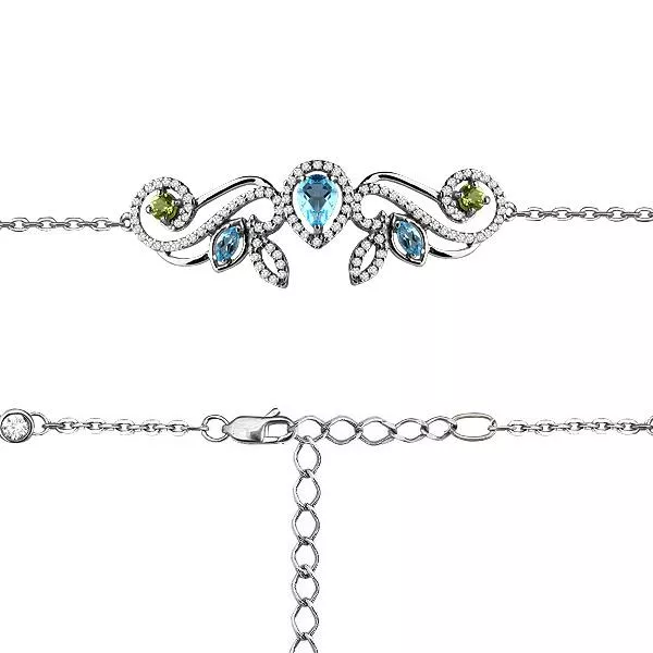 Браслет из серебра, артикул LV7412531А