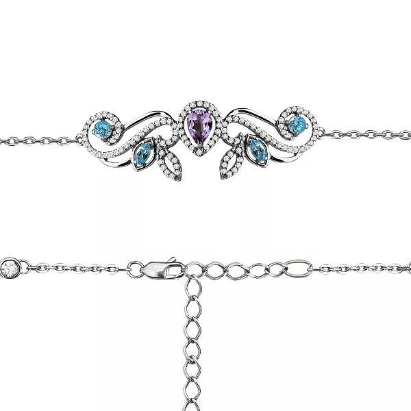 Браслет, артикул LV7412530А, серебро