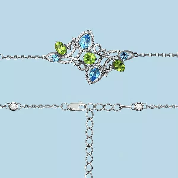 Браслет, серебро, артикул LV7412407А