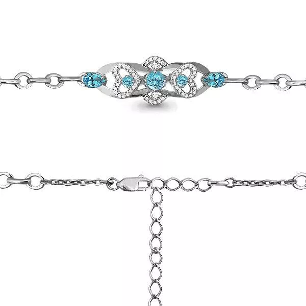 Браслет из серебра, артикул LV7412005А