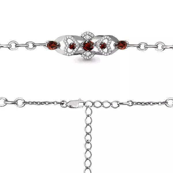 Браслет, серебро, артикул LV7412003А