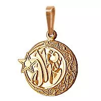 Подвеска из золота, артикул LV11121