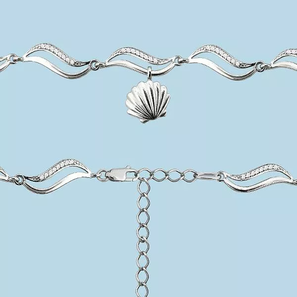 Браслет из серебра, артикул LV74081А