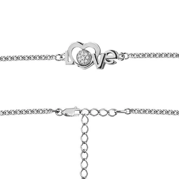 Браслет, серебро, артикул LV74044А