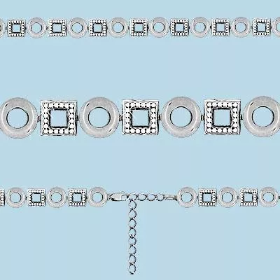 Браслет, артикул LV74016А, серебро