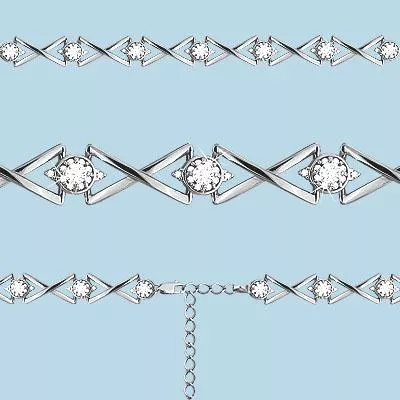 Браслет из серебра, артикул LV71939А