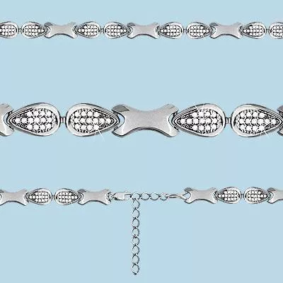 Браслет из серебра, артикул LV71929А