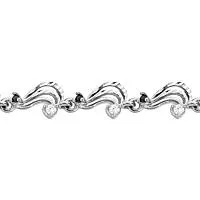 Браслет, артикул LV71285Ч, серебро